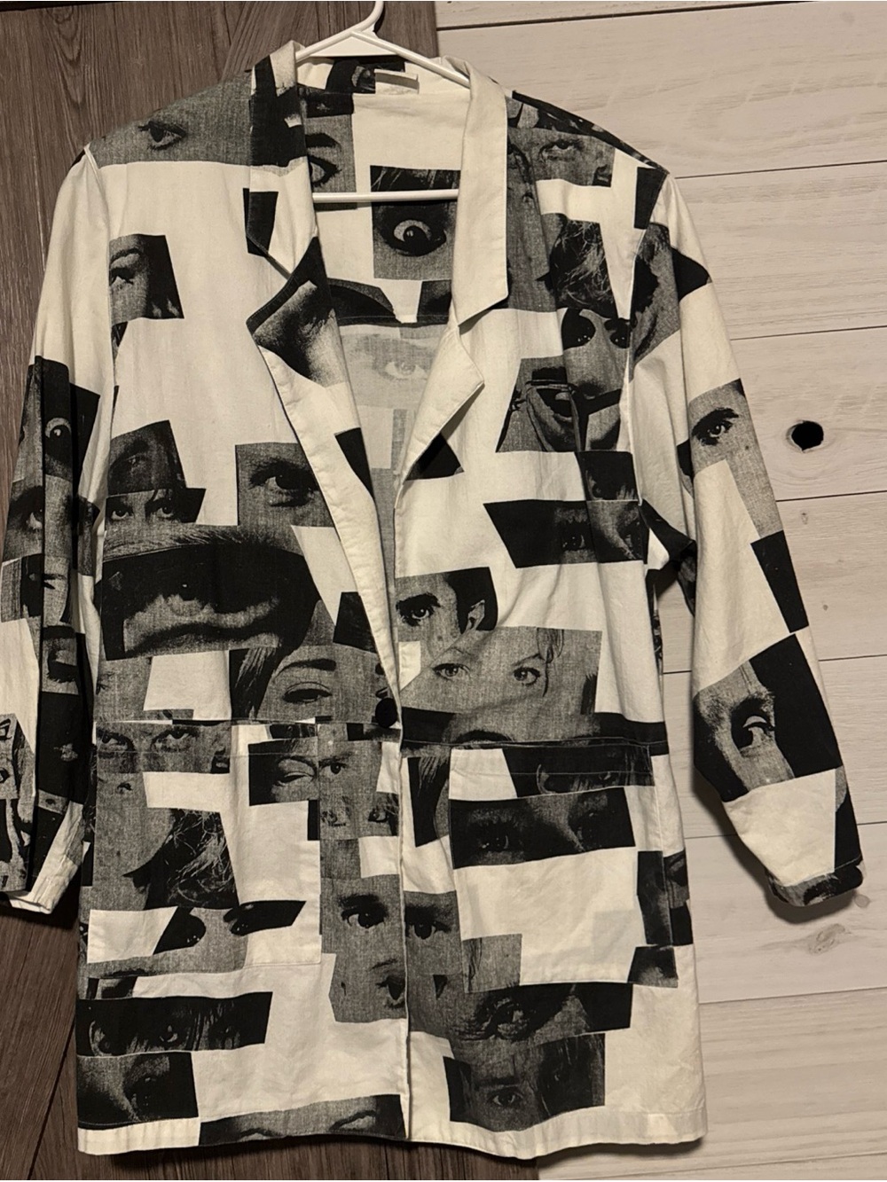 Rare Jimmy’Z Vintage Eye Blazer Sport Coat 80s/90s Skater.  Very Rare Find!!